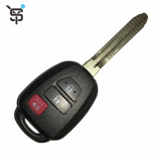 Top quality black car remote key 3 button car key car remote for Toyota with  314 MHZ YS100564